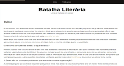 Desktop Screenshot of batalhaliteraria.com.br